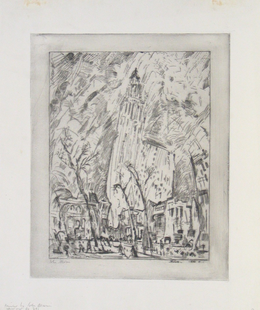 John Marin. Woolworth Building (The Dance). 1913