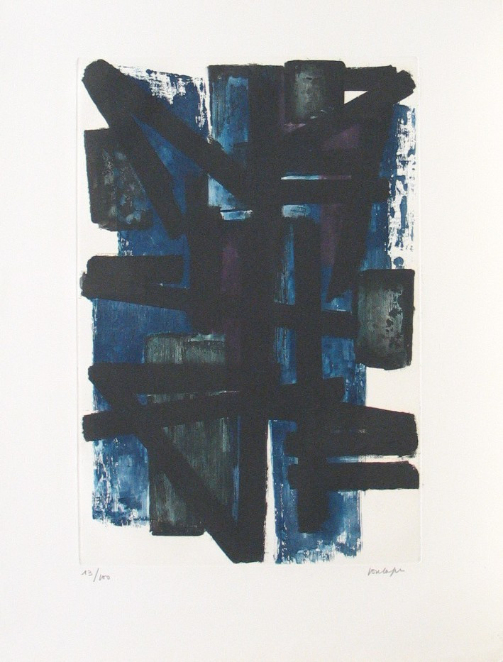 Pierre Soulages. Abstraction. (1953)