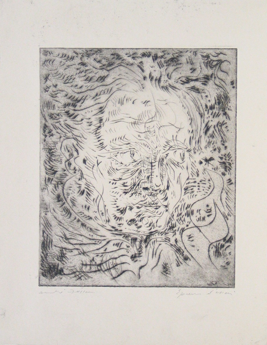 André Masson. Portrait with a May-Fly (Portrait à l'éphémère)