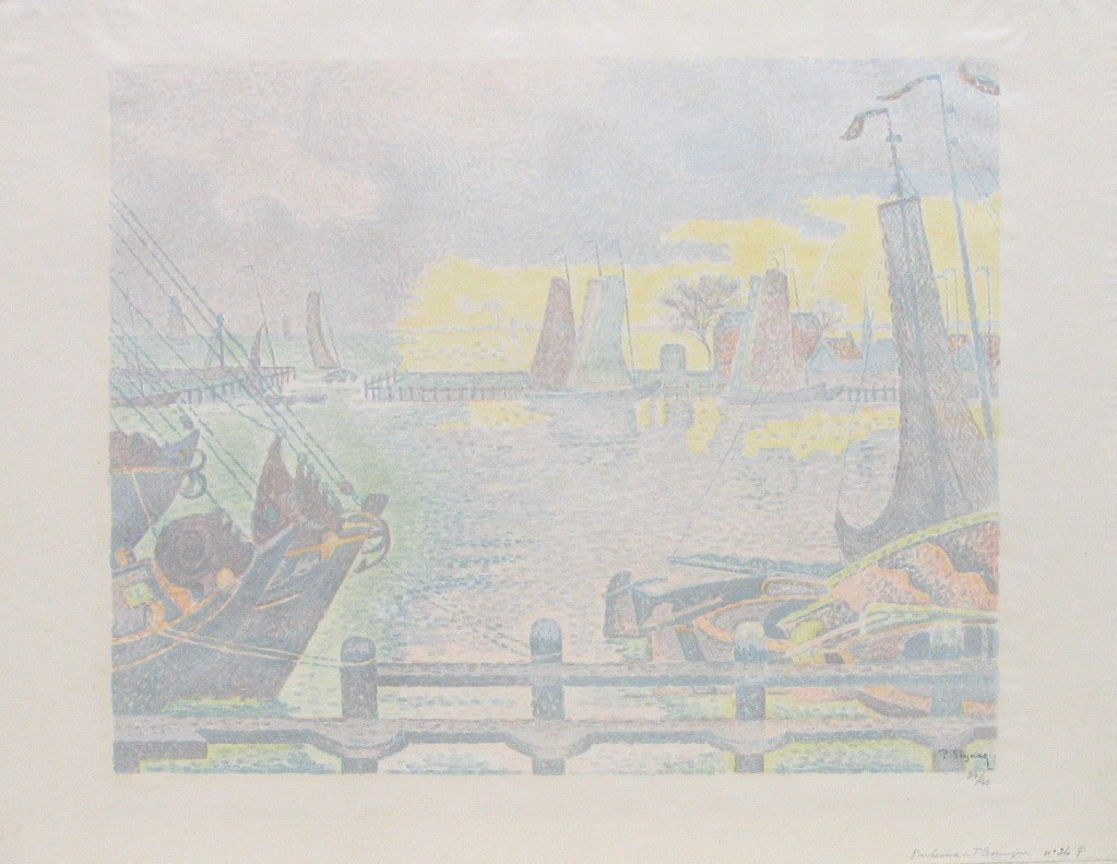 Paul Signac. Boats at Flessingue. 1895