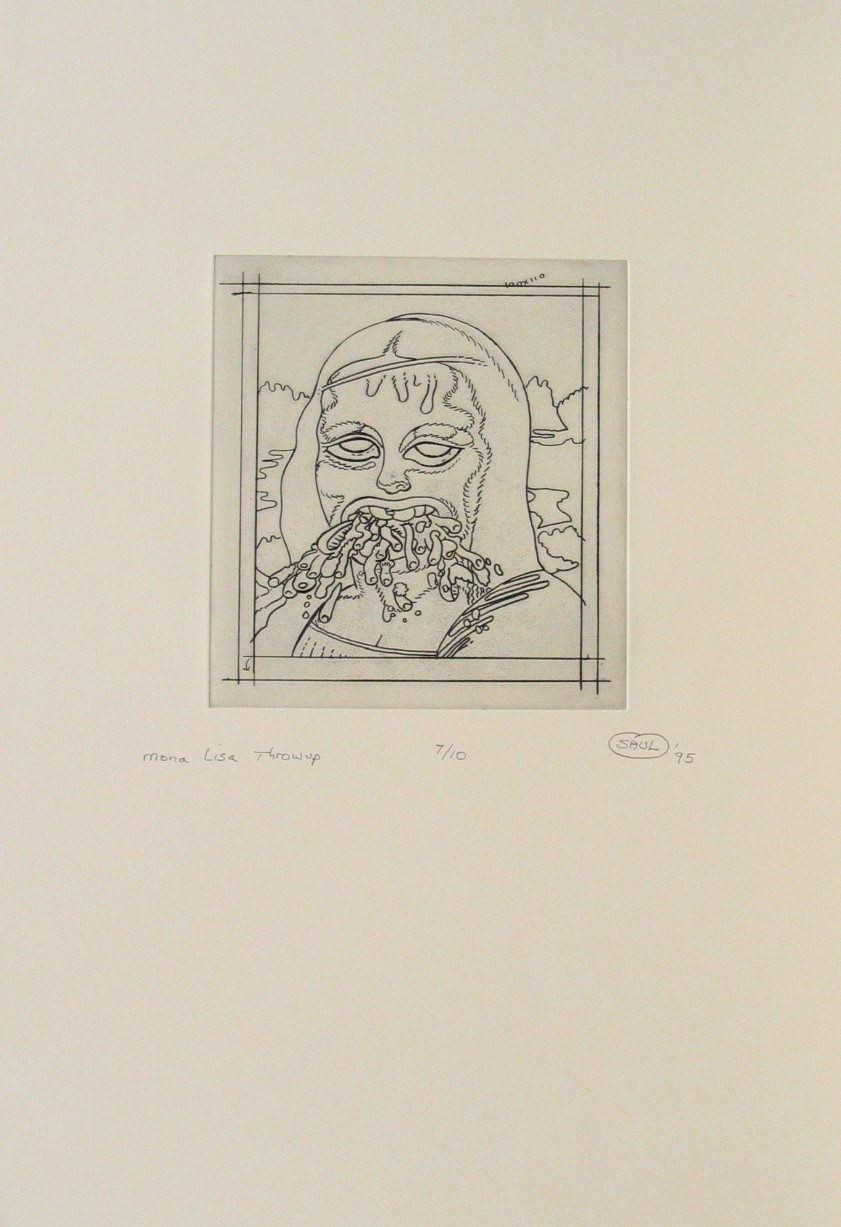 Peter Saul. Mona Lisa Throw Up. 1995