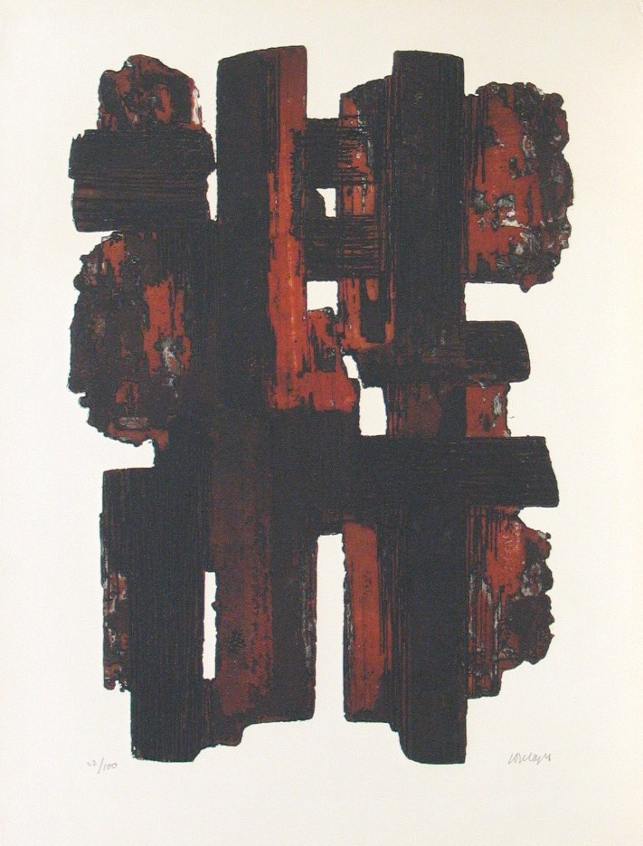 Pierre Soulages. Untitled. (1957)