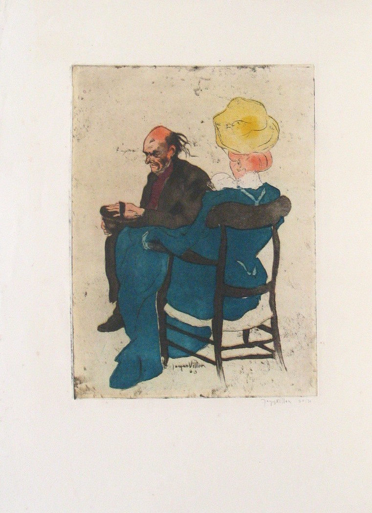 Jacques Villon. Down and Out. 1890