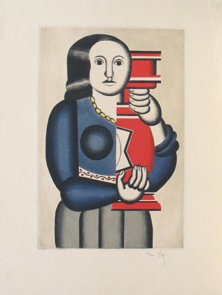 Jacques Villon, Fernand Léger. Woman with Jar (La Femme à la cruche), after Fernand Léger. 1928