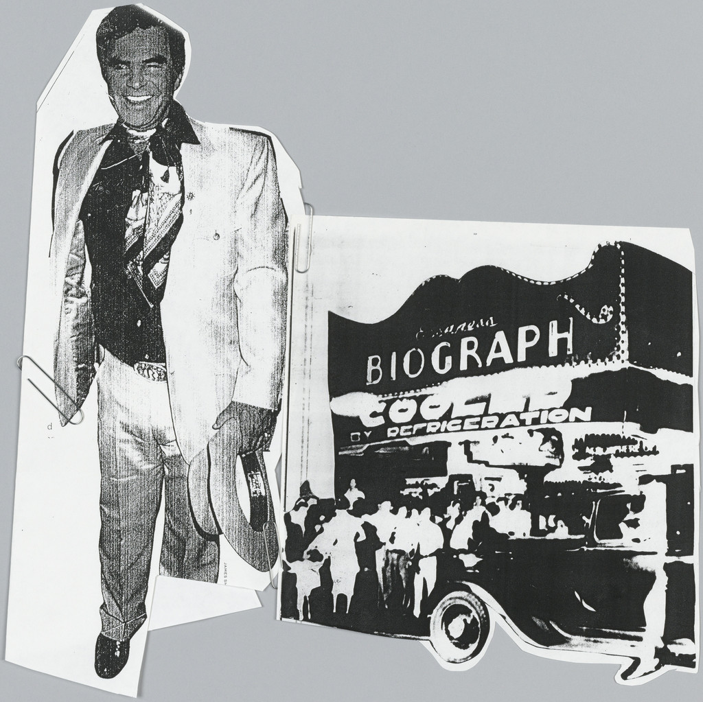 Untitled Xerox Cut-Out (Burt Reynolds/Dillinger)