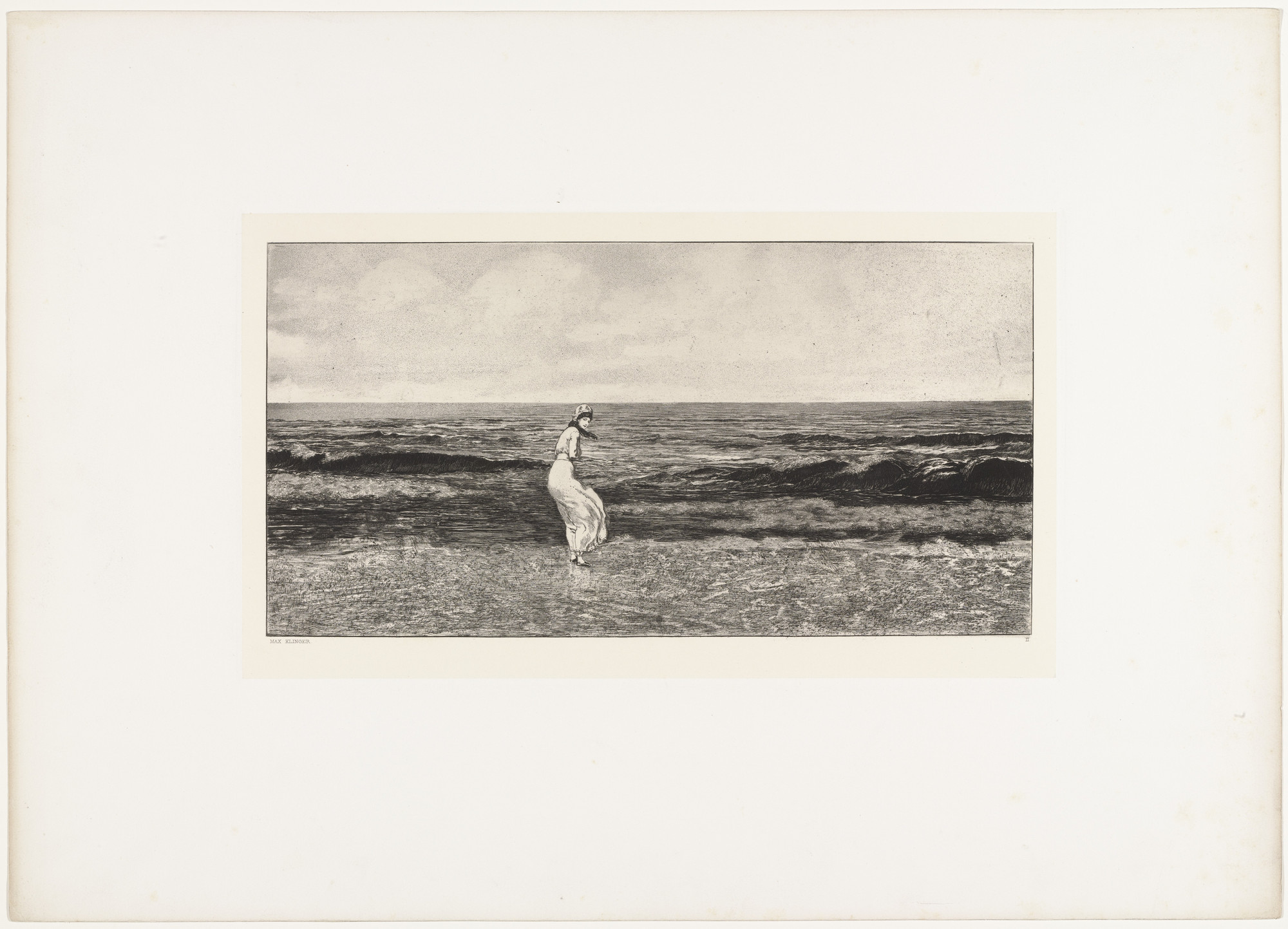 Max Klinger. By the Sea (Am Meer) from Intermezzi, Opus IV