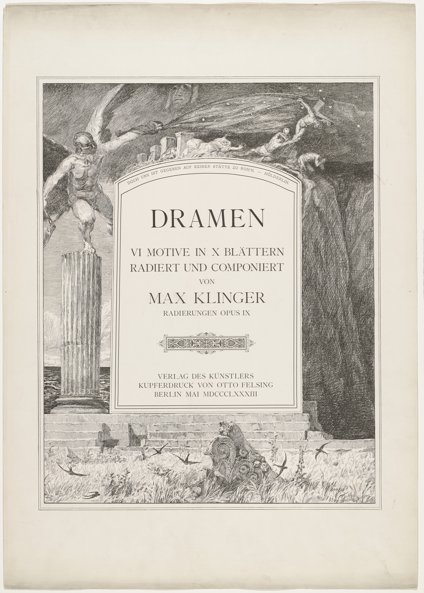 Max Klinger. Dramas, Opus IX