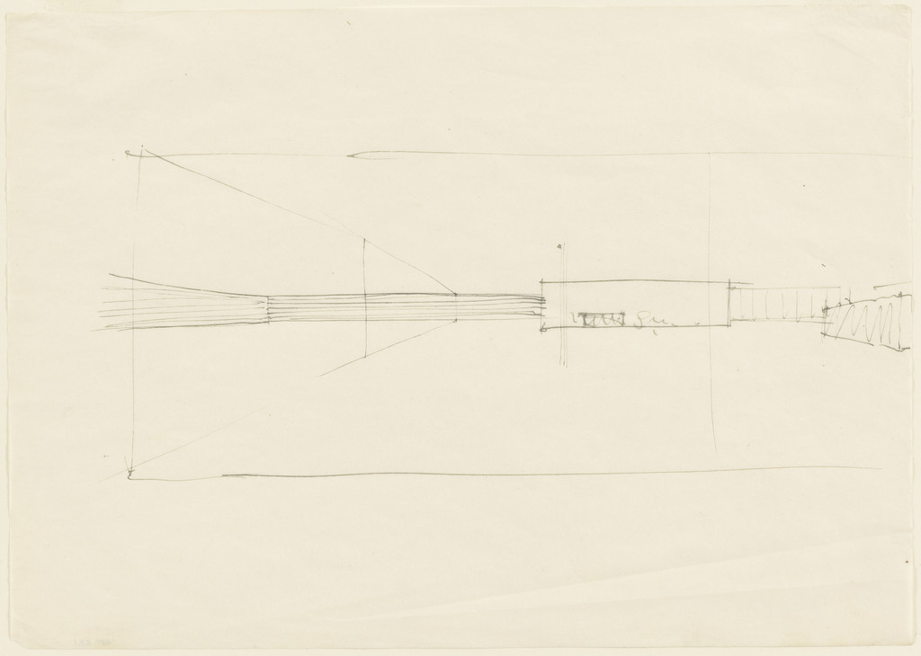 Courthouse Interior:  Perspective Sketch