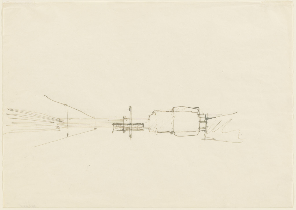 Courthouse Interior:  Perspective Sketch