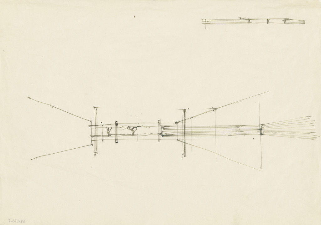 Courthouse Interior:  Perspective Sketch