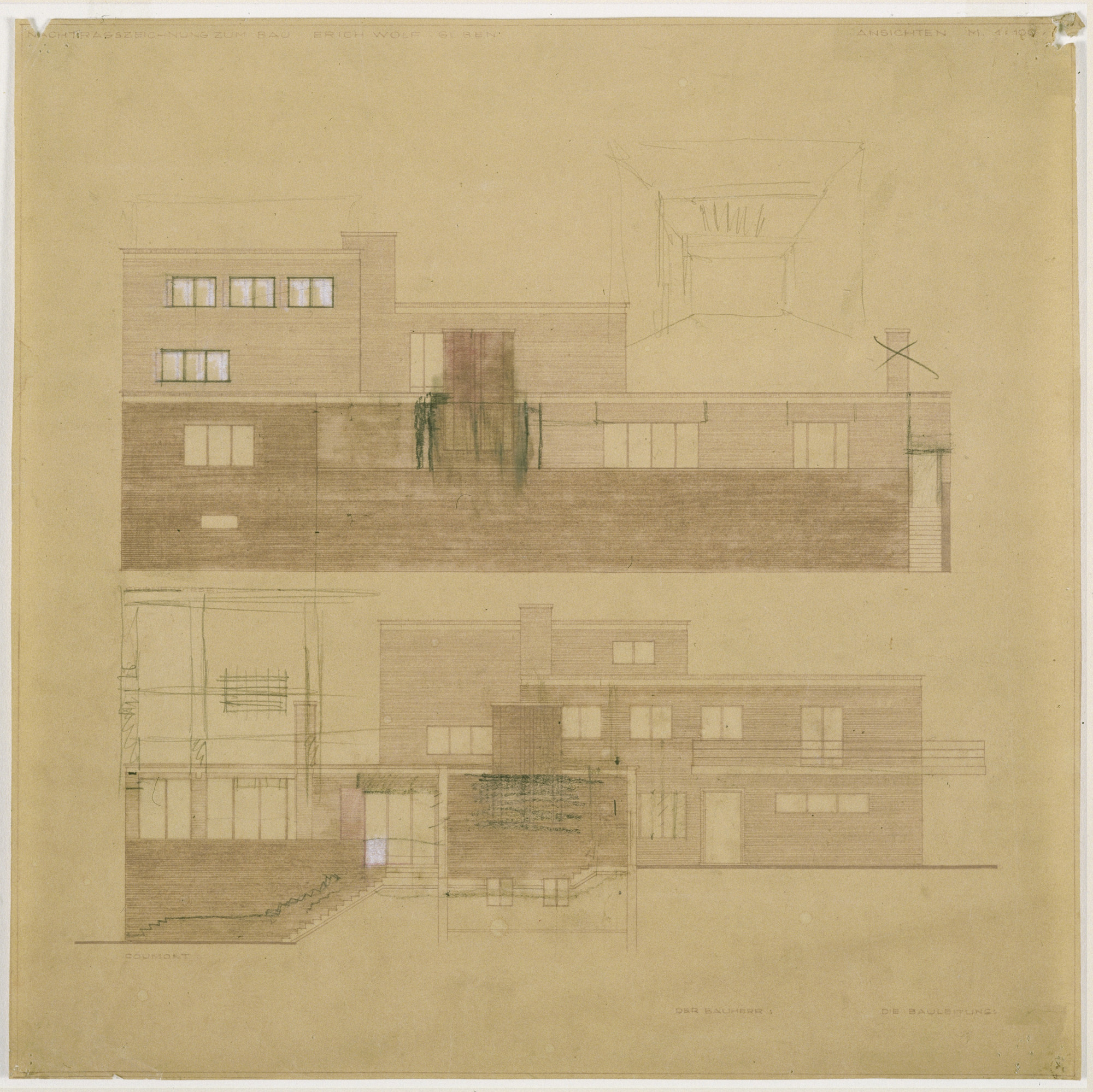 drivhus batteri delikat Ludwig Mies van der Rohe. Wolf House, Gubin, Poland. 1925-1927 | MoMA