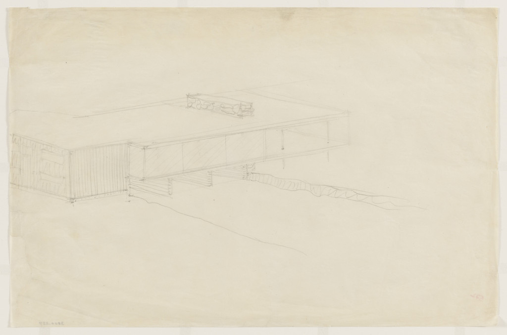 Resor House Project, Jackson Hole, Wyoming, Exterior perspective
