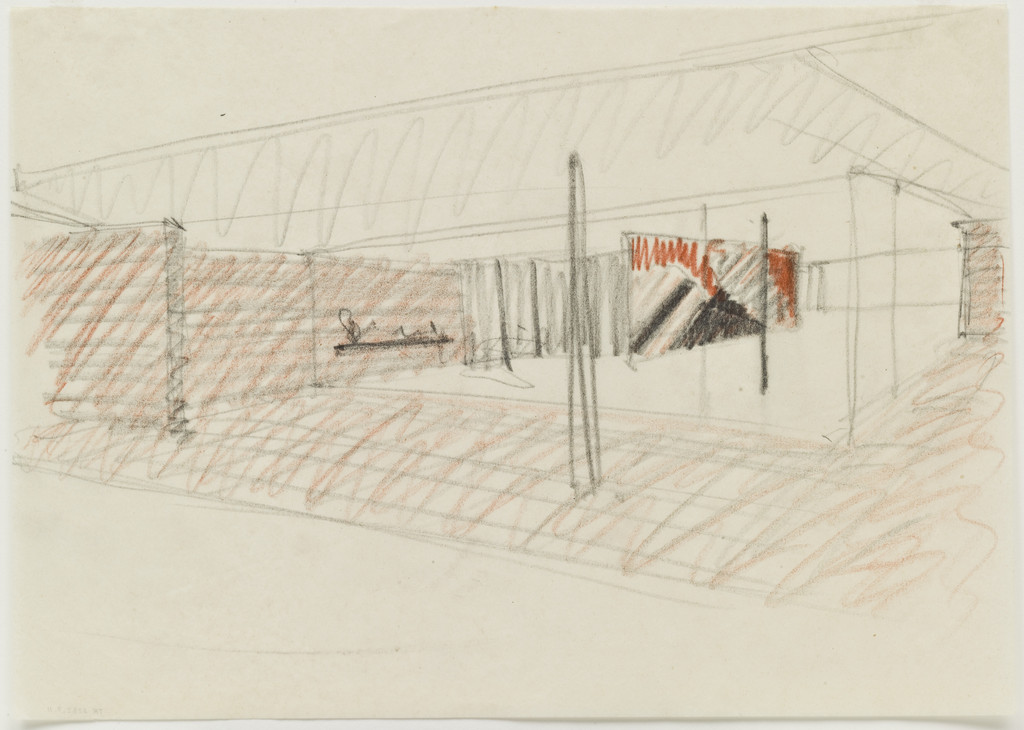Ulrich Lange House Project, Krefeld, Germany (Perspective sketch)