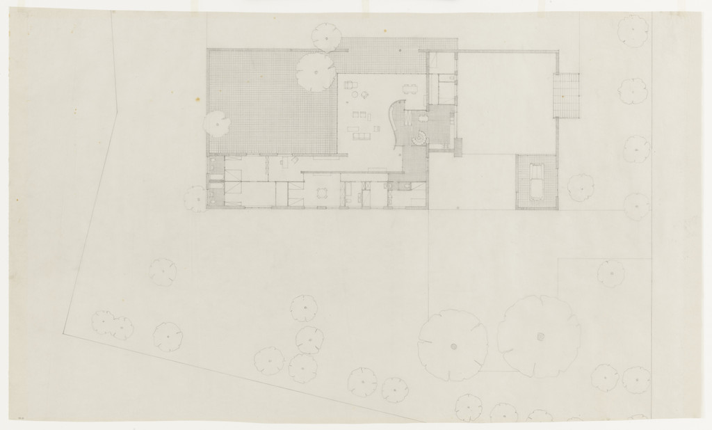 Ulrich Lange House Project, Krefeld, Germany, Site plan