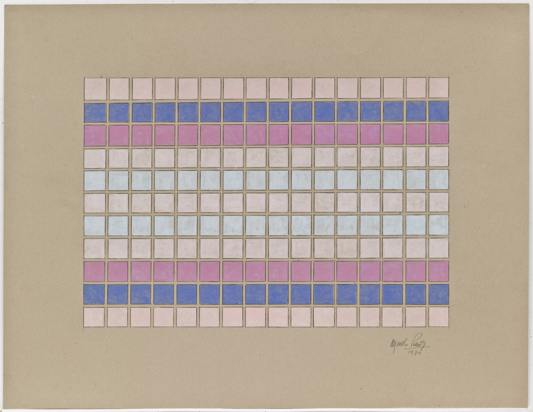 Alejandro Puente. Chromatic Combinations. 1970