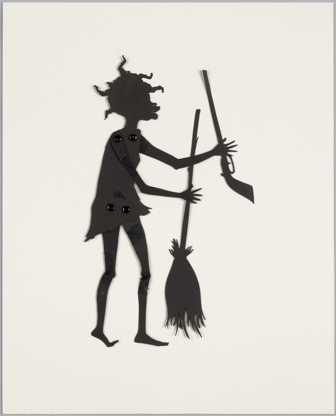 Kara Walker. Rebel Leader. Shadow puppet from Testimony: Narrative of a Negress Burdened by Good Intentions. 2004