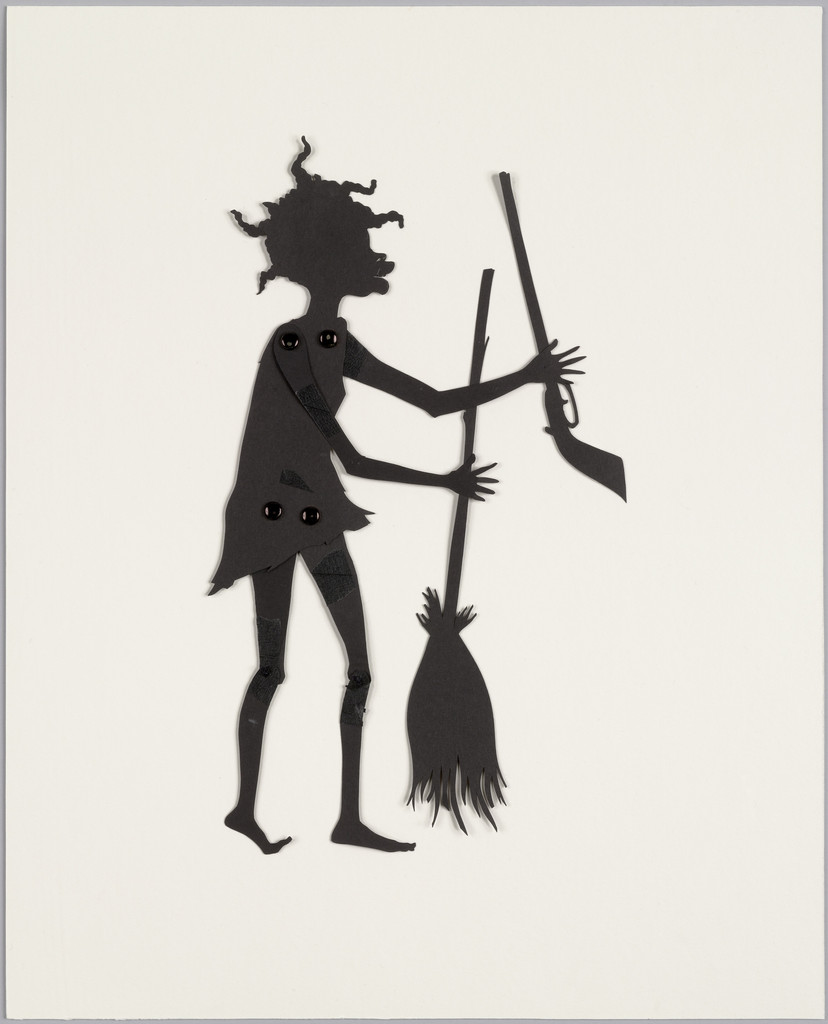 Rebel Leader. Shadow puppet from Testimony: Narrative of a Negress Burdened by Good Intentions, Kara Walker, 2004