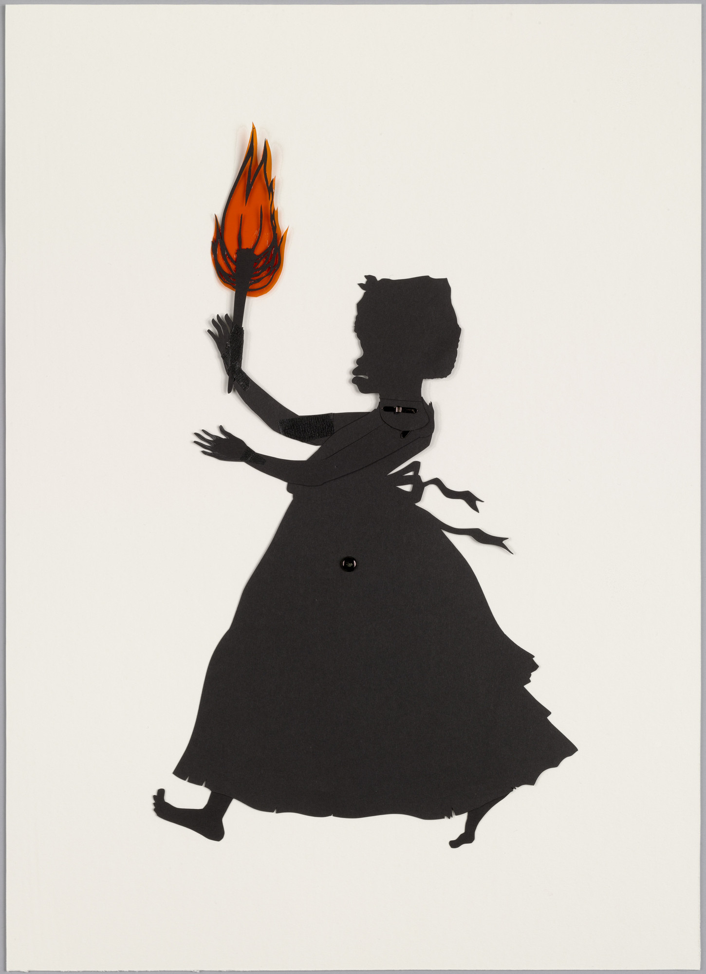 Kara Walker. Shadow puppet from Testimony: Narrative of a Negress Burdened by Good Intentions