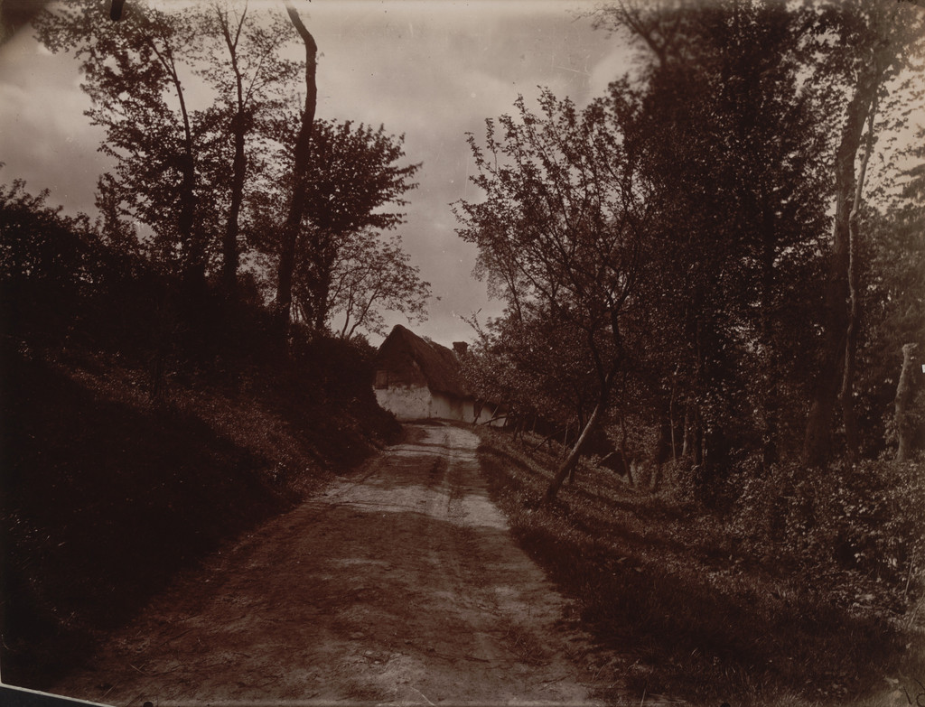 Abbeville (chemin), Eugène Atget, Before 1900, Gelatin silver printing-out-paper print