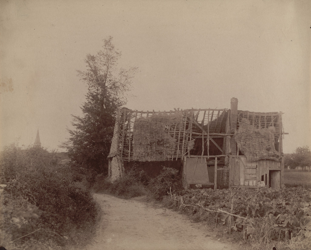 Untitled [Roofless Farmhouse, Somme]