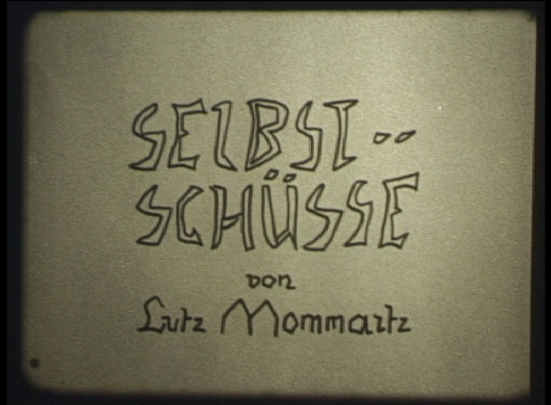 Lutz Mommartz. Selbstschuesse (Self shots). 1967