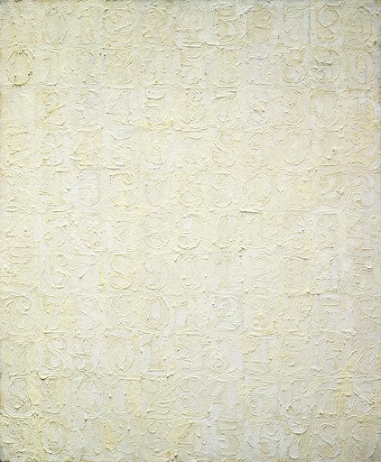 Jasper Johns. White Numbers. July 29, 1957