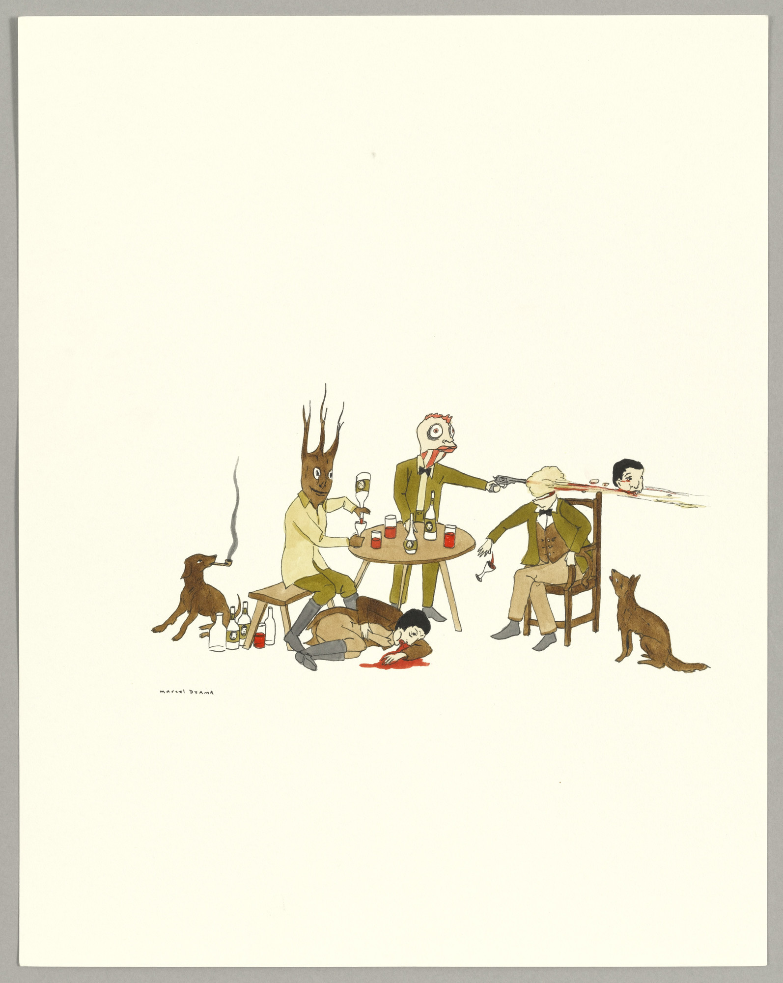 洋書　アートブック Marcel Dzama Marcel Dzama | Untitled | Artsy