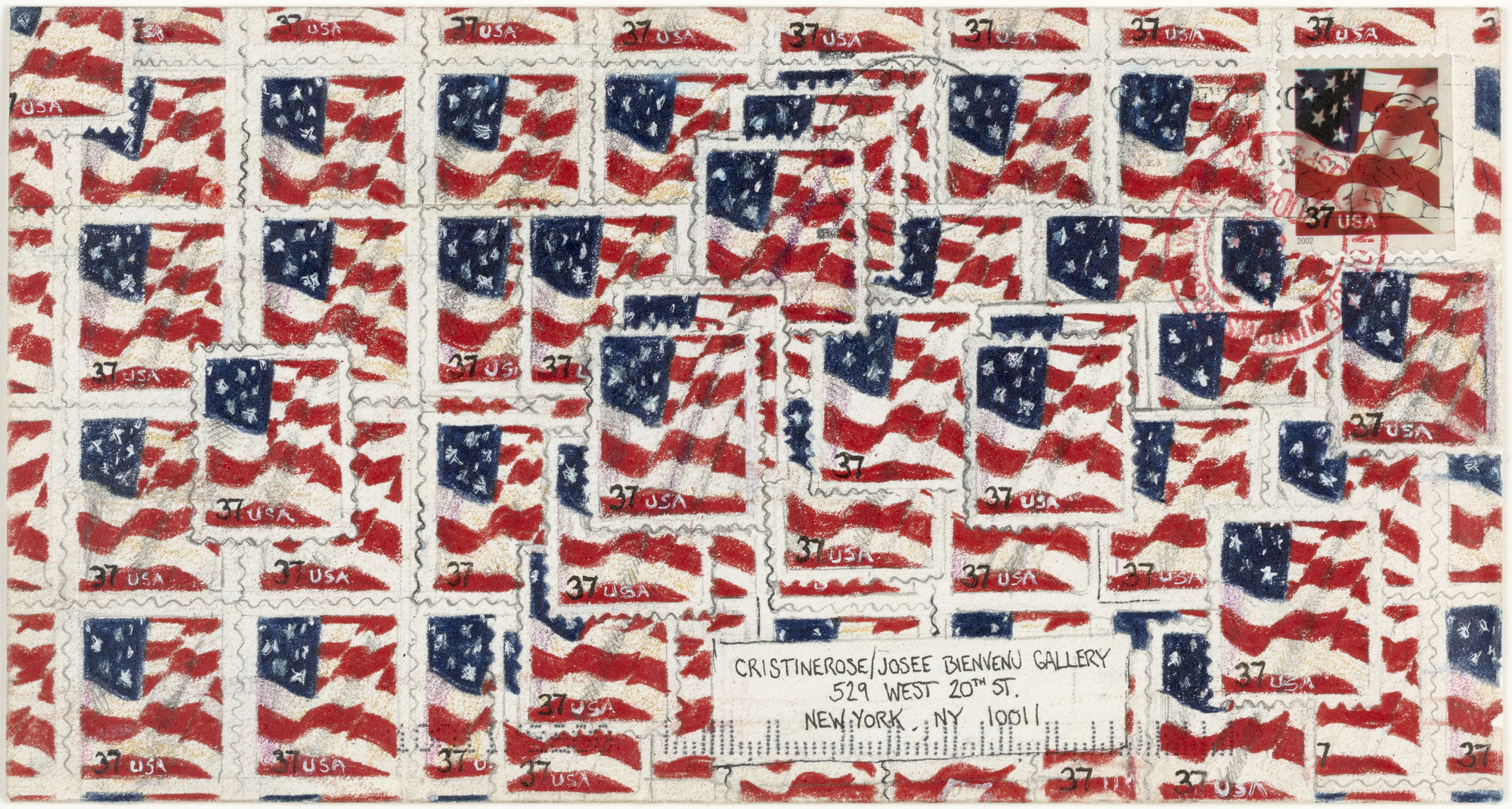 Ken Solomon. Stars and Stripes (I Francobolli). 2004