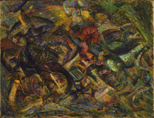Carlo Carrà. Funeral of the Anarchist Galli. 1910-11 | MoMA