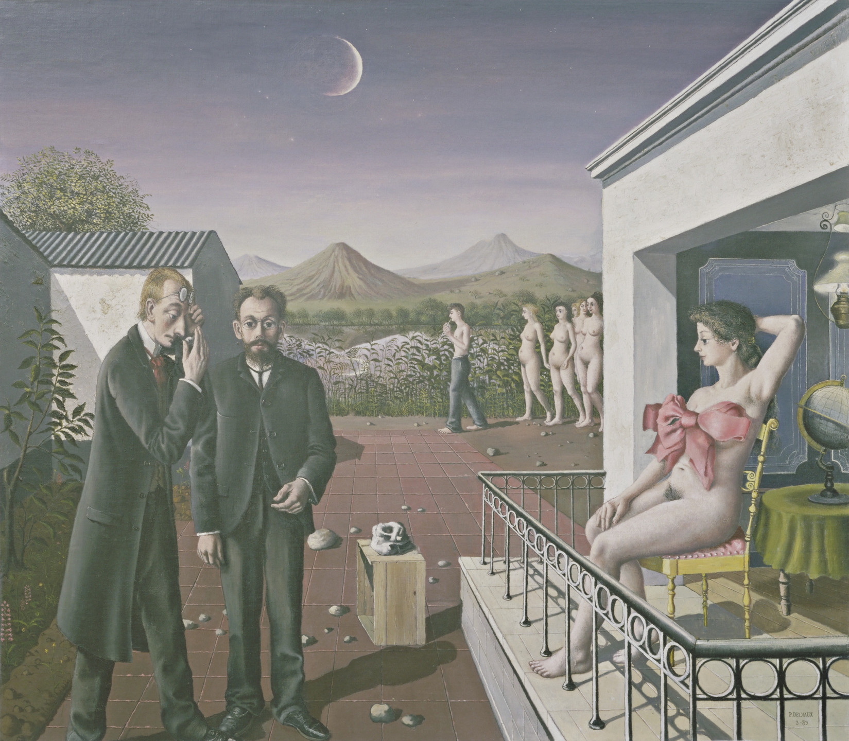 Paul Delvaux. Phases of the Moon. March 1939