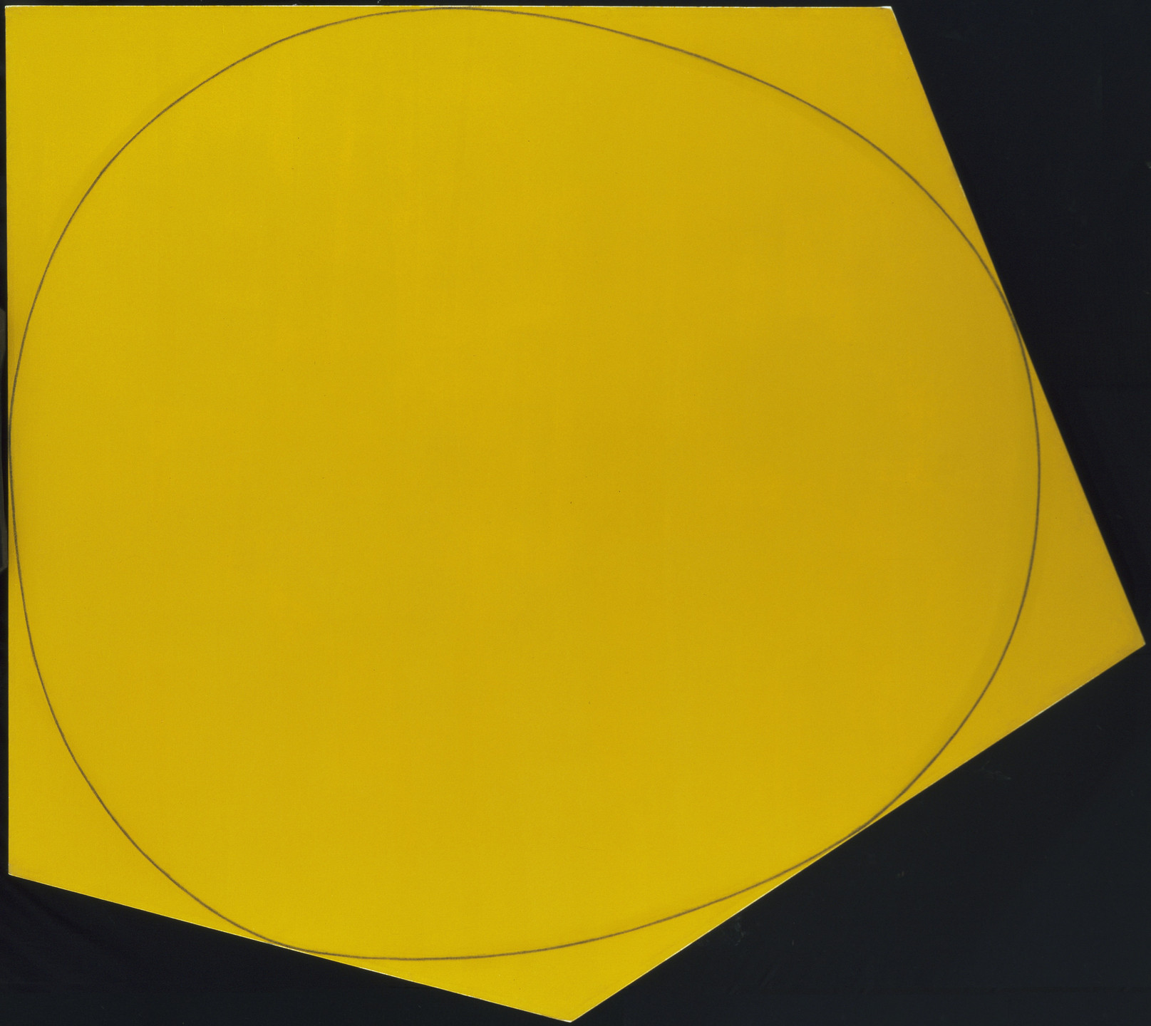 Robert Mangold. Distorted Circle within a Polygon I. 1972