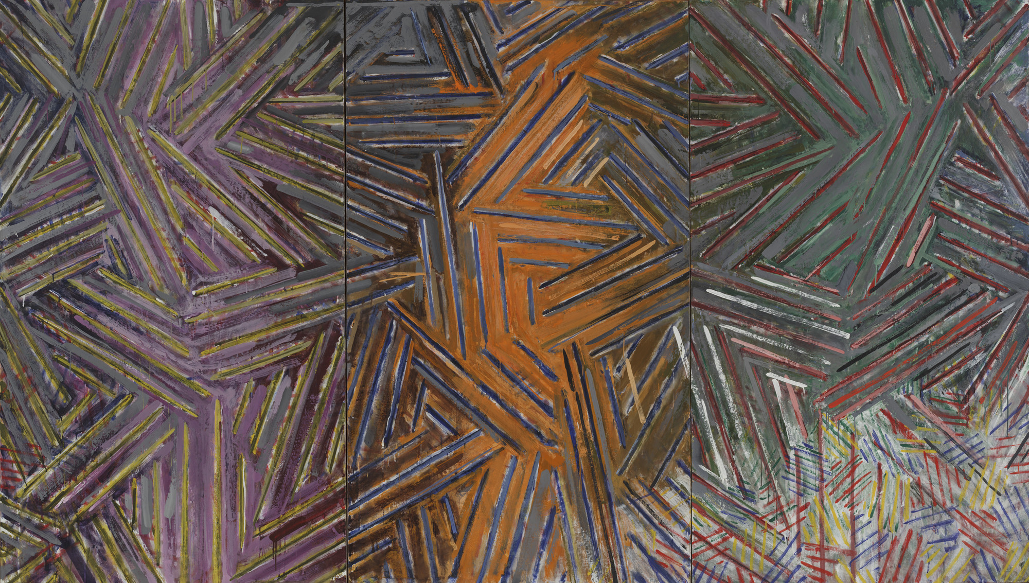 Jasper Johns. Between the Clock and the Bed. 1981