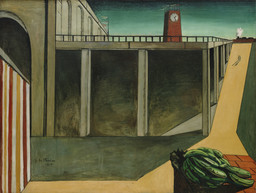 Giorgio de Chirico. Gare Montparnasse (The Melancholy of Departure). Paris, early 1914