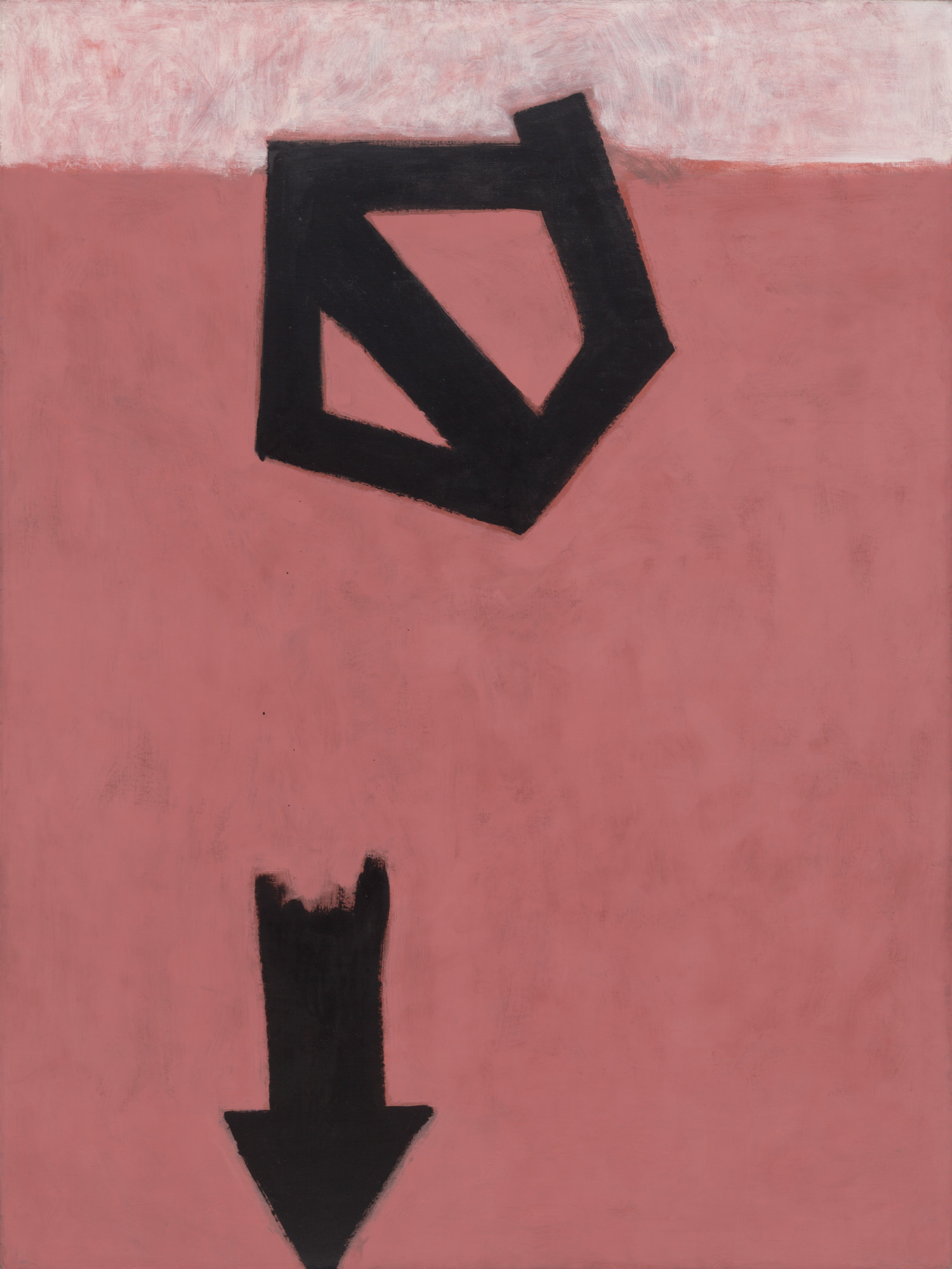 Adolph Gottlieb. Descending Arrow. 1956 | MoMA