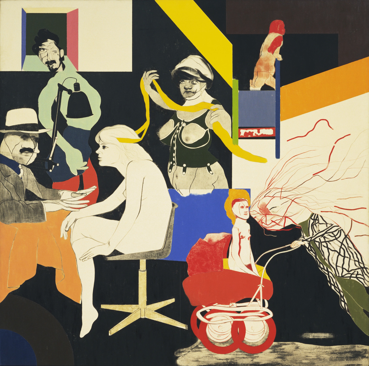 R. B. Kitaj. The Ohio Gang. 1964