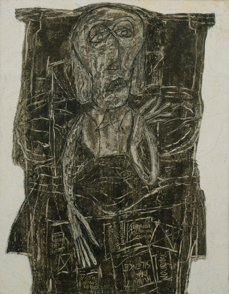 Joë Bousquet in Bed, Jean Dubuffet, January 1947