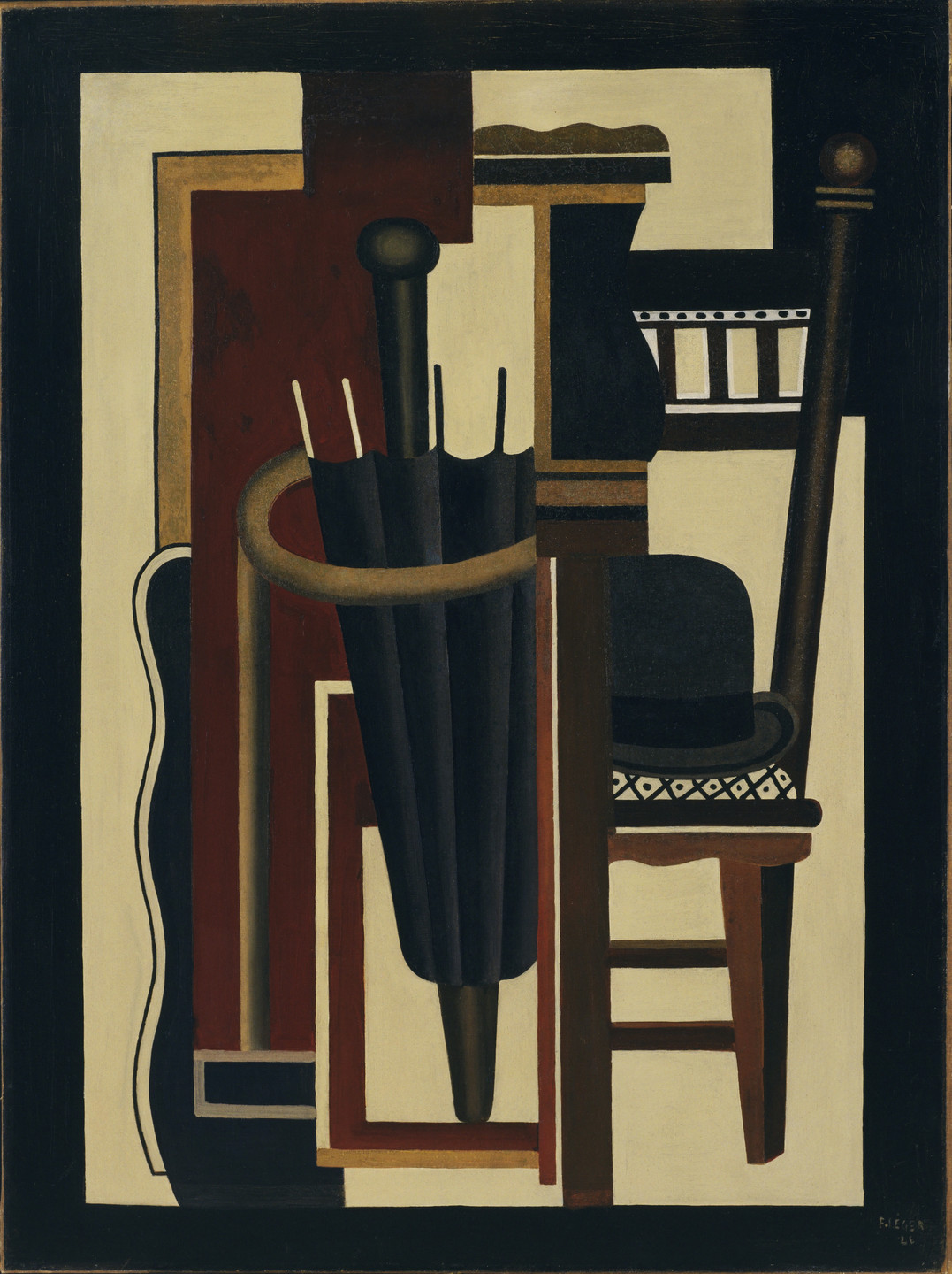 Fernand Léger. Umbrella and Bowler. 1926