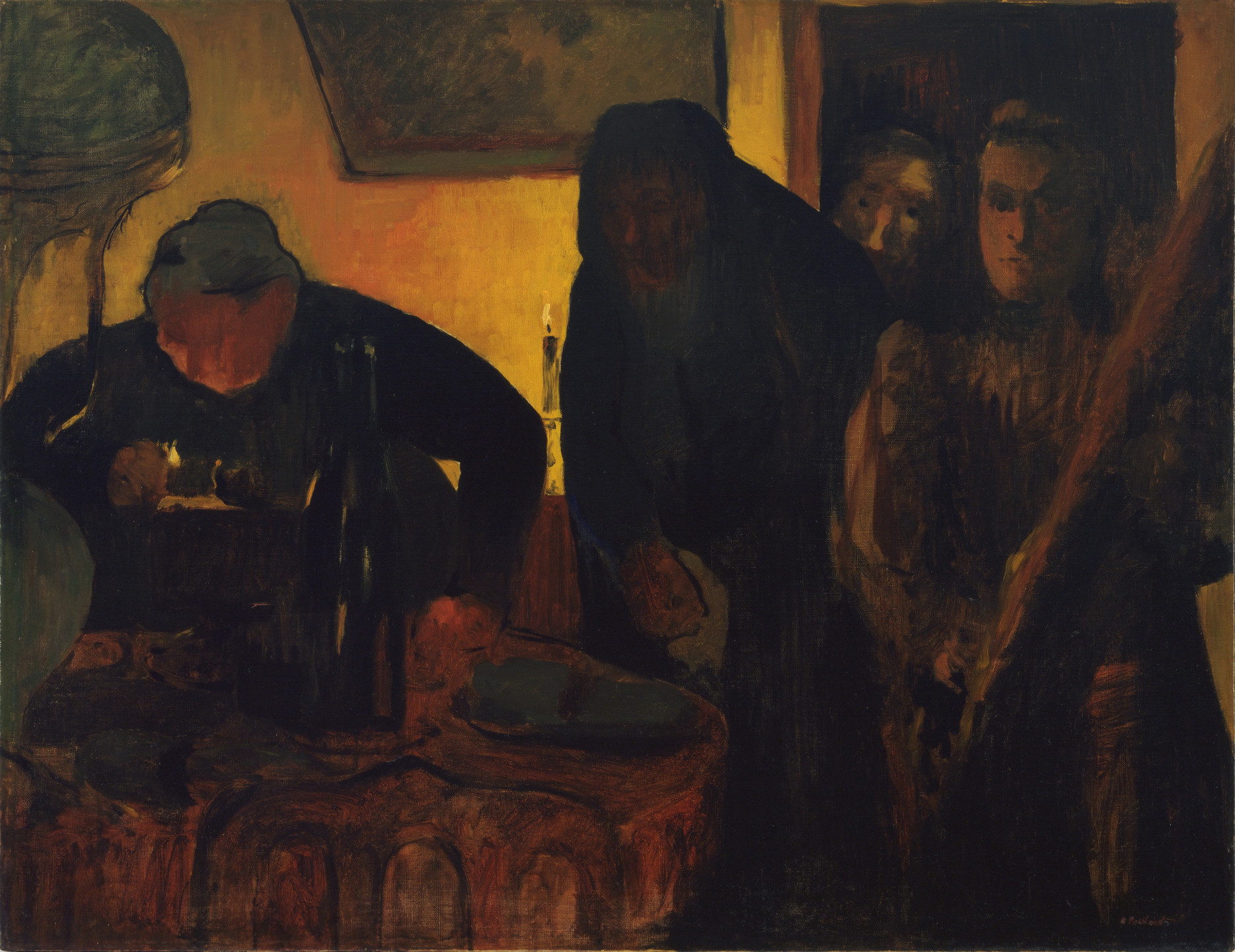 Édouard Vuillard. Dinnertime. c. 1889