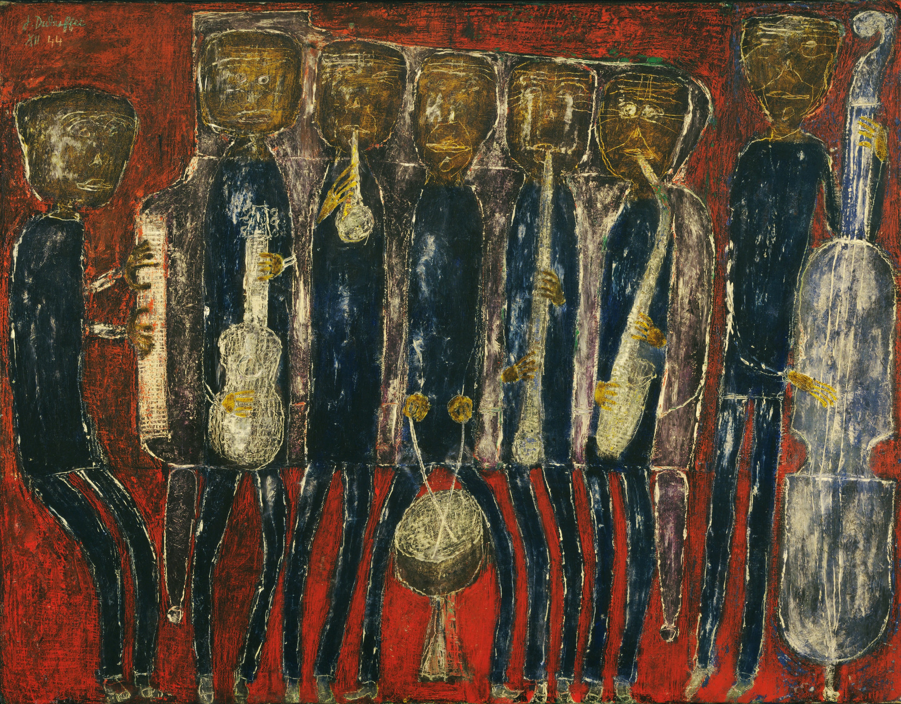 Jean Dubuffet. Grand Jazz Band (New Orleans). December 1944