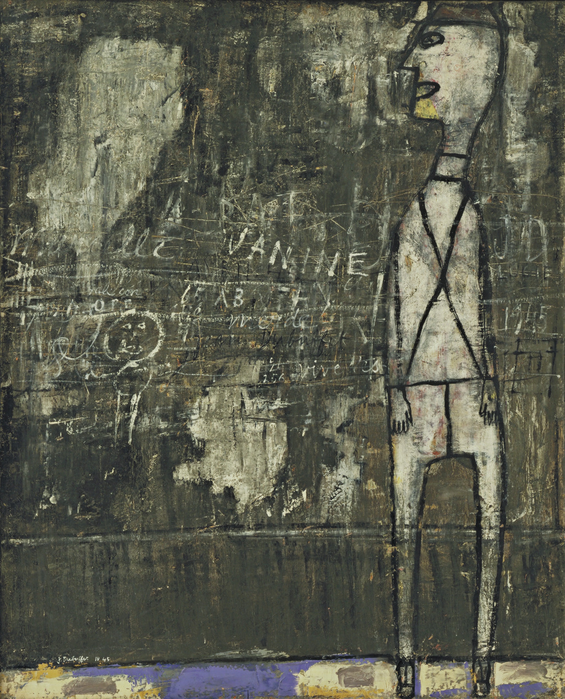 Jean Dubuffet. Wall with Inscriptions. April 1945