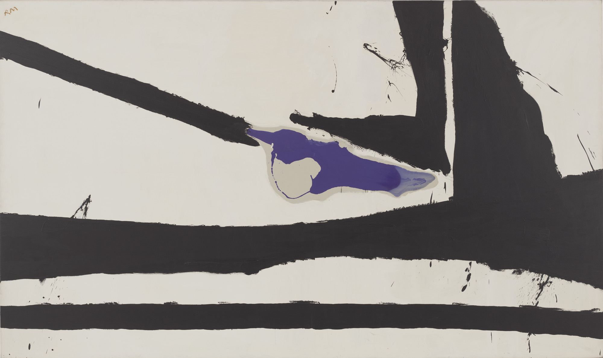 Robert Motherwell. New England Elegy 2. September 1965-February 1966