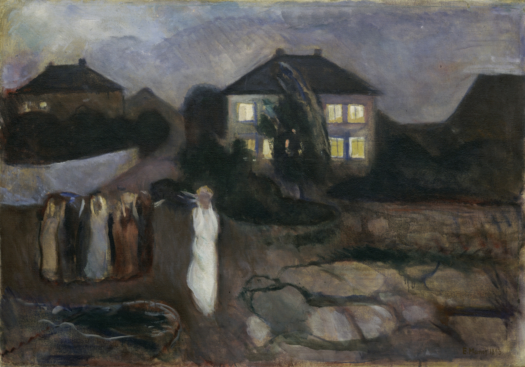 Edvard Munch. The Storm. 1893
