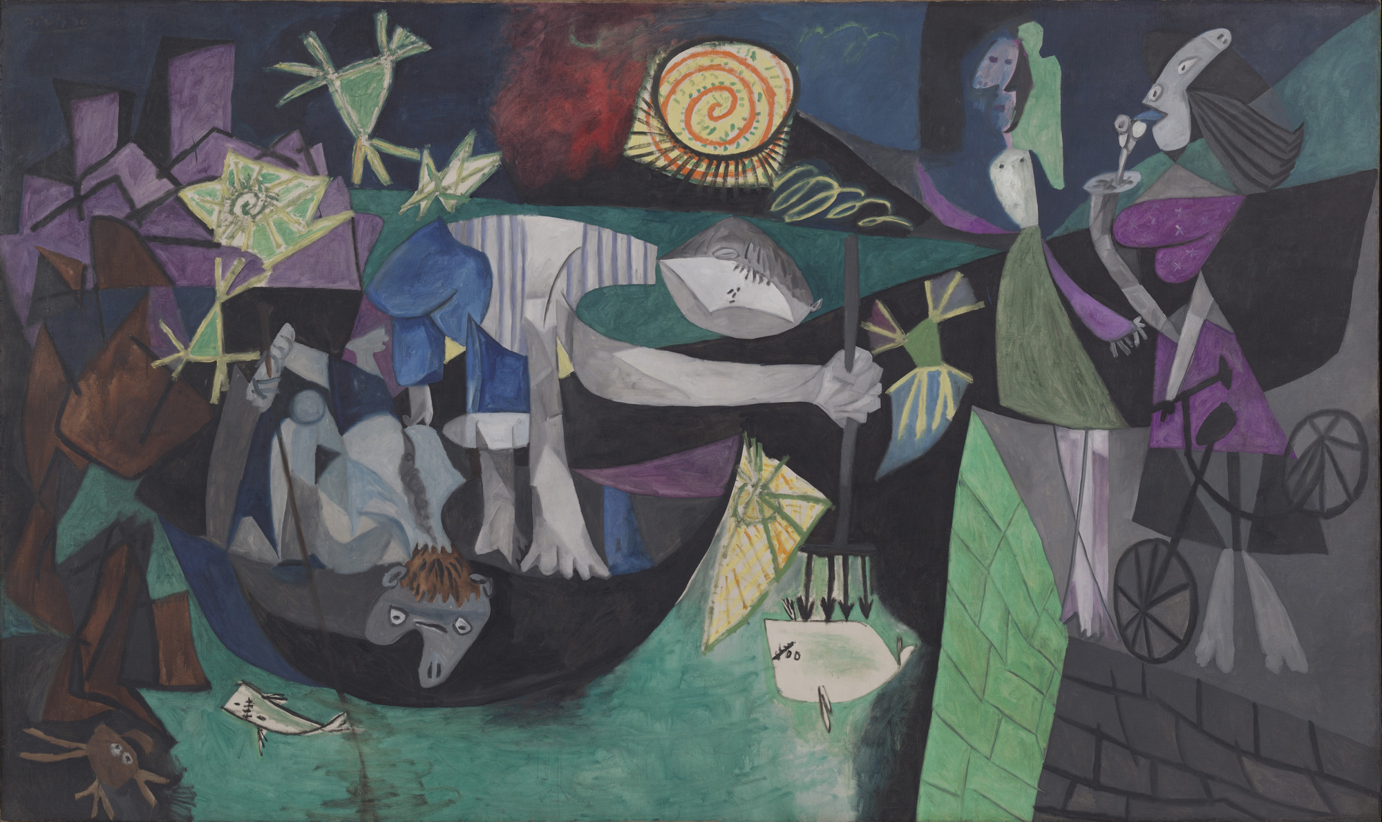 Pablo Picasso. Night Fishing at Antibes. Antibes, August 1939 | MoMA