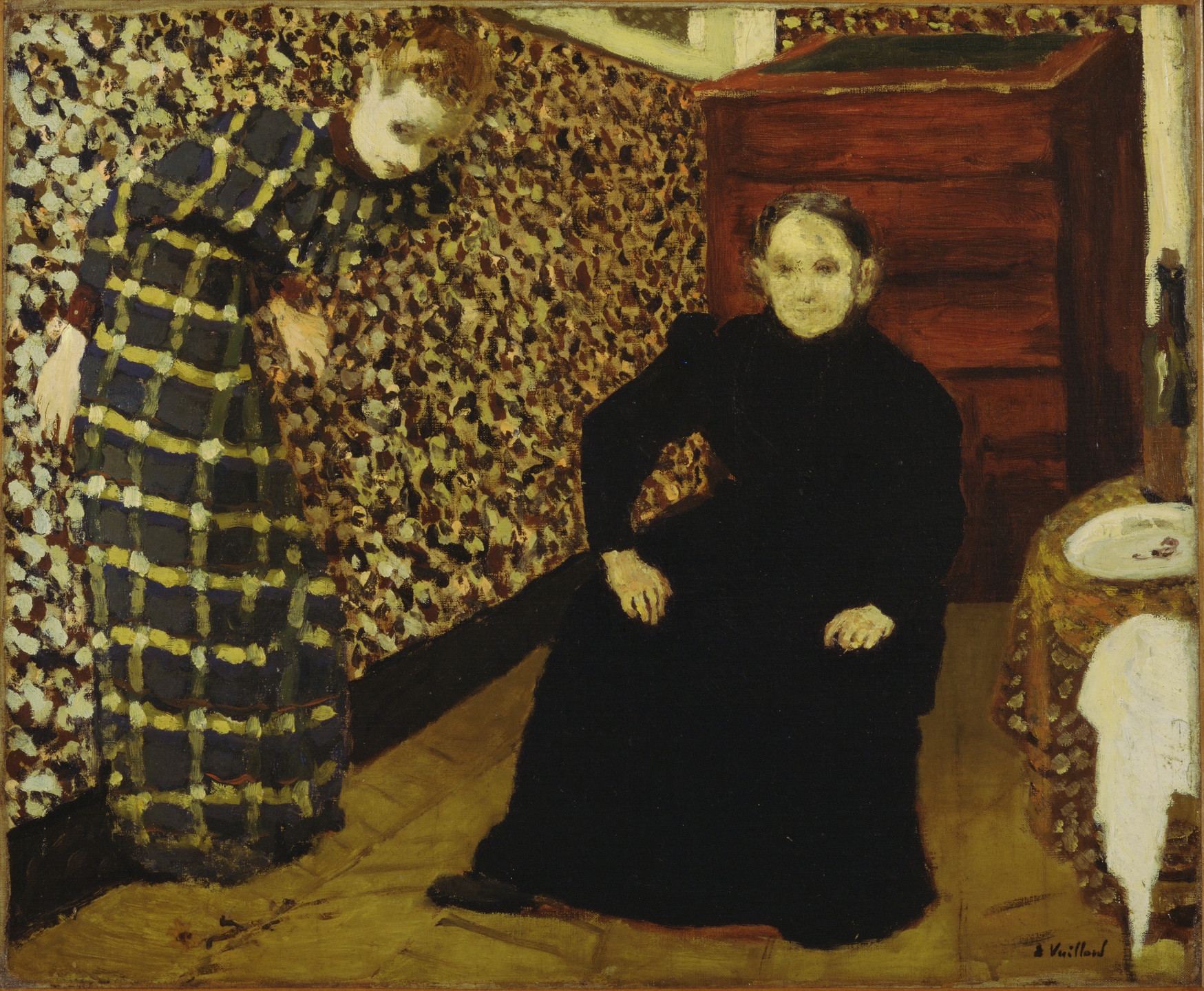 Édouard Vuillard. Interior, Mother and Sister of the Artist. 1893