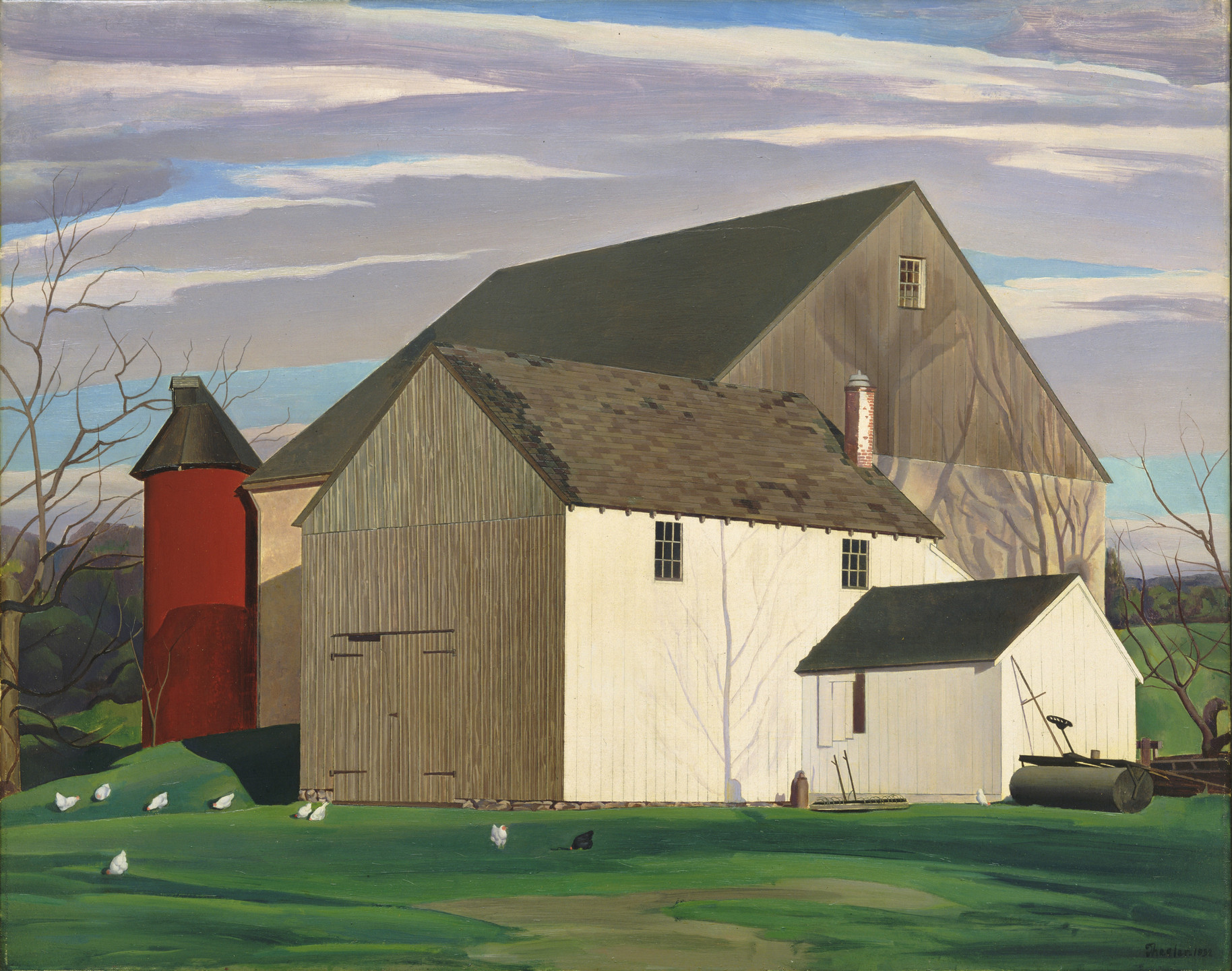 Charles Sheeler. Bucks County Barn. 1932