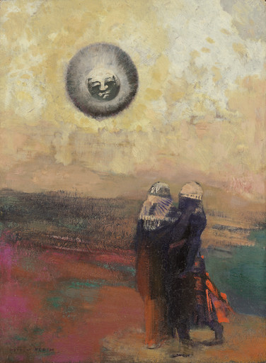 Odilon Redon. The Black Sun. c. 1900