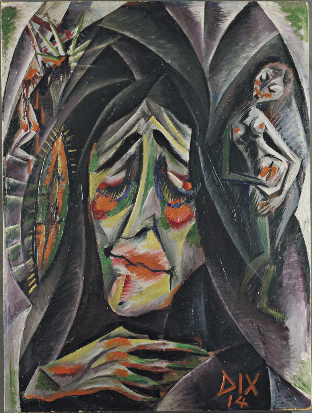 Otto Dix. The Nun. 1914