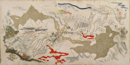 André Masson. Pursued Woman (Femme poursuivie). c. 1946, printed