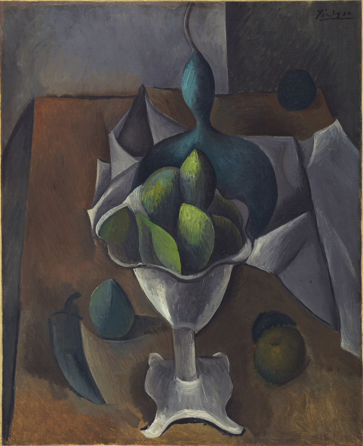 Pablo Picasso. Fruit Dish. Paris, winter 1908-09