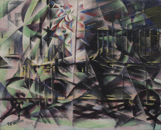Giacomo Balla. Speeding Automobile. 1912 | MoMA